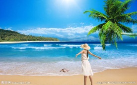 面朝大海背景墙