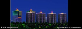 建筑照明动画商场照明楼体亮化设