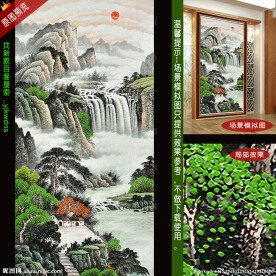 玄关山水画