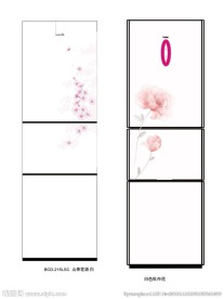 冰箱面板花纹