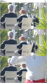 老年人幸福生活度假晒太阳