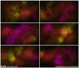 4K粒子光点闪烁动态背景视频