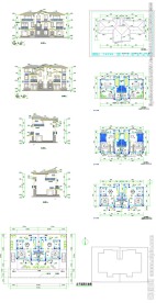 西式别墅建筑设计图纸