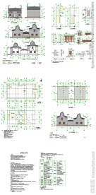 岭南假建筑设计CAD图纸