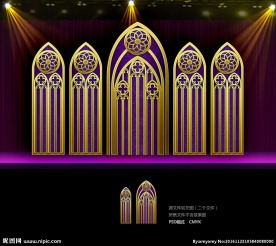 紫色巴洛克婚礼