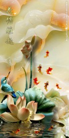 荷塘雅趣中式玄关