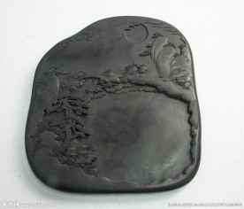 思州石砚松涛砚