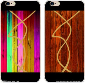 彩绘手机壳 时尚 电镀 木板