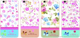 彩绘手机壳 时尚 电镀 鲜花