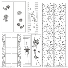喷砂 刻绘 雕刻 沙花 暗花