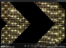 金色 箭LED 动态 背景素材