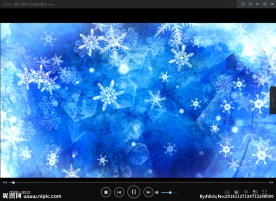 雪花LED 动态 背景素材