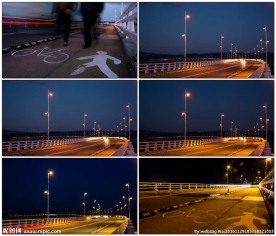 时间流逝中的公路与车