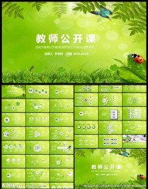 教师公开课说课PPT课件模板