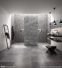 仿古效果图  室内  瓷砖