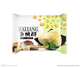 杂粮酥包装袋展开图
