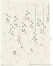 移门矢量图 移门菲林图 玻璃花