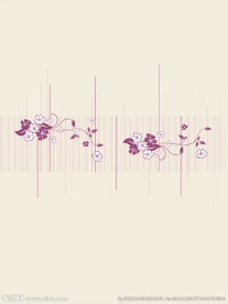 移门矢量图 移门菲林图 玻璃花