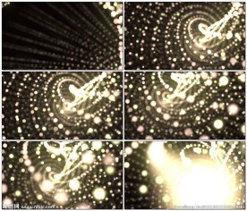 金色粒子珠帘背景视频