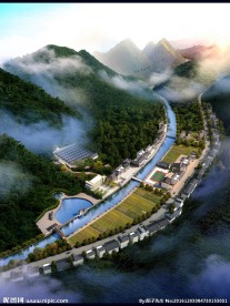 新农村改造鸟瞰图