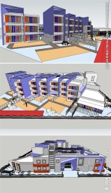 幼儿园设计建筑草图大师SU模型