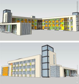 幼儿园建筑草图大师SU模型