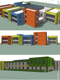 幼儿园建筑草图大师SU模型