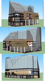 城市综合体SketchUp模型