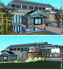 SU博物馆纪念馆美术馆建筑模型