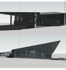 SU博物馆纪念馆美术馆建筑模型