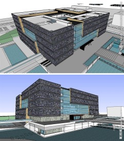 SU博物馆纪念馆美术馆建筑模型