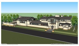 新古典建筑风格建筑草图大师SU