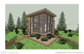 别墅建筑草图大师SU模型