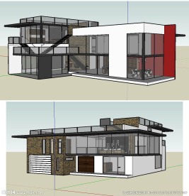 别墅建筑草图大师SU模型