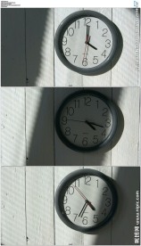 阳光时钟时间流逝