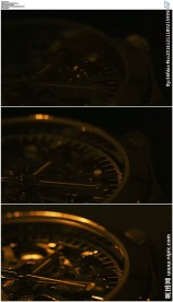 手表金色光线流动