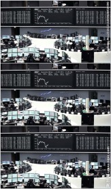 忙碌的证券交易所