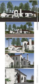 西班牙风格建筑草图大师SU模型