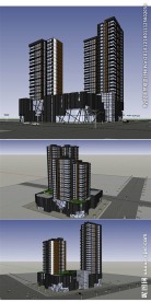 商业办公楼建筑草图大师SU模型