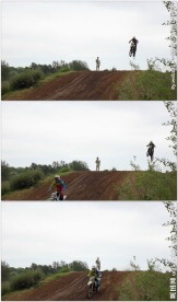 摩托车越野赛赛跑