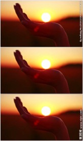 手握夕阳