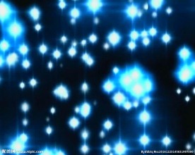 蓝色星光粒子