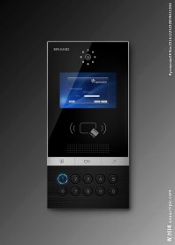 楼宇对讲机矢量图