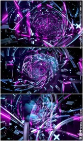 紫色管道音乐动态VJ背景循环视