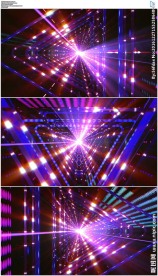 动感三角形隧道旋转节奏光线vj