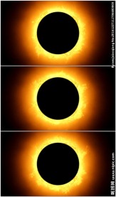 日全食动态背景