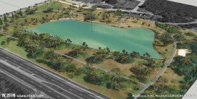 草图大师SU主题公园广场