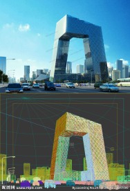 北京电视台大裤衩三维模型