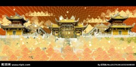 戏曲 宫殿 背景视频