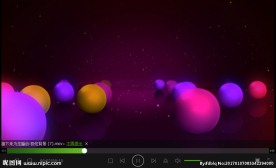 舞台 彩球 酷炫LED  素材